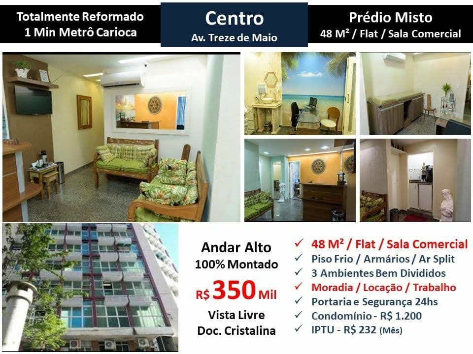 Apto Centro Treze de Maio 48M²