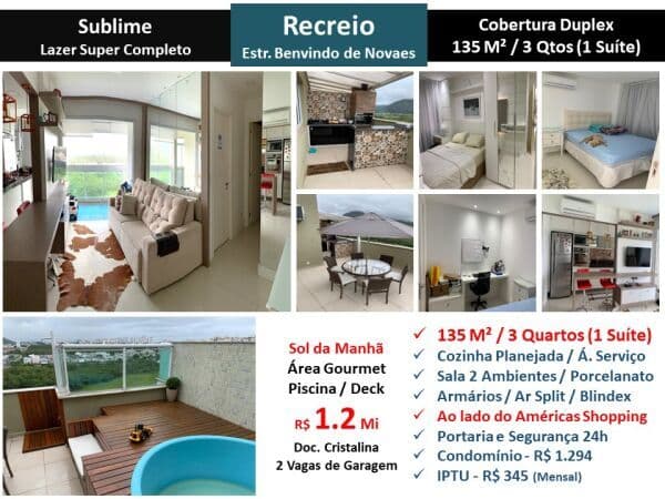 Cob Recreio Sublime 135M²