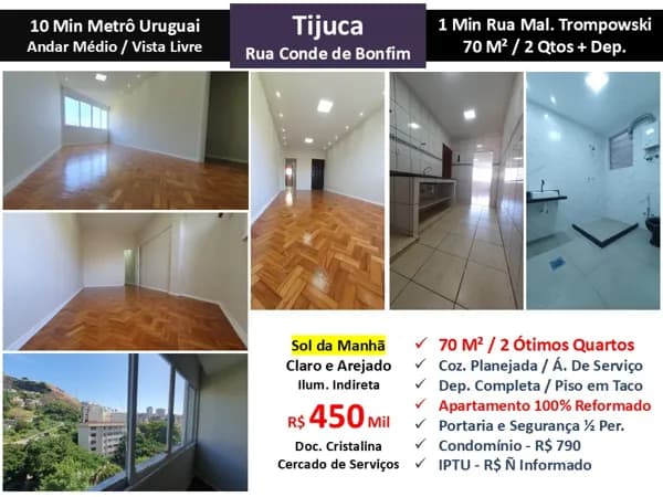 Apto Tijuca Conde de Bonfim 70M² 5