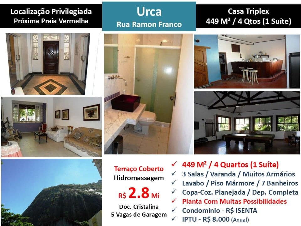 Casa Urca Ramon Franco 449M²