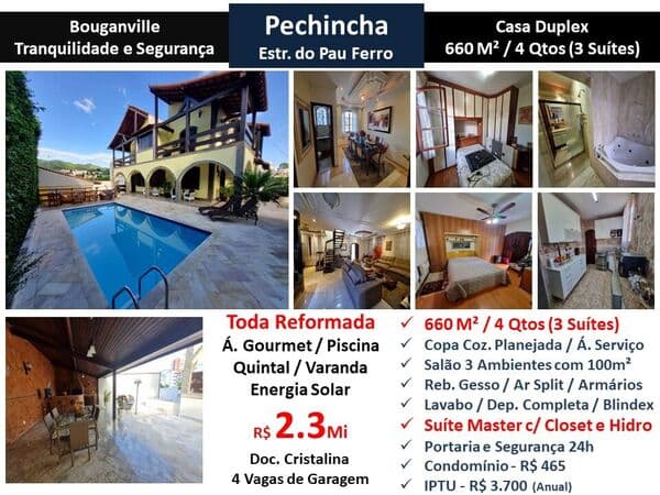Casa JPA Pechincha Bouganville 660M²