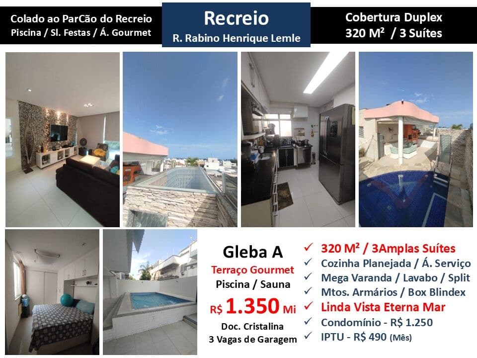 Cob Recreio Gleba A Rabino Henrique Lemle 320M²