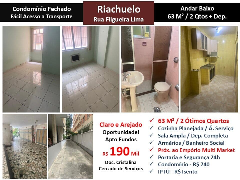 Apto Riachuelo Filgueiras Lima 63M²