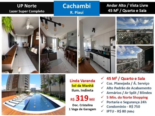 Apto Cachambi Up Norte 45M²