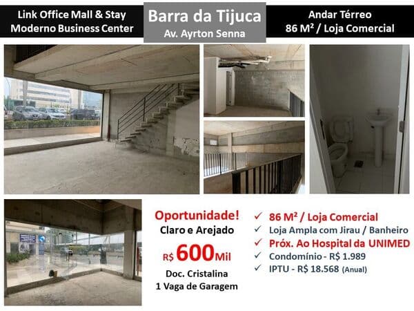Loja Barra da Tijuca Link Office 86M²