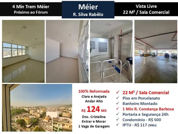 Sala Méier Silva Rabêlo 22M²