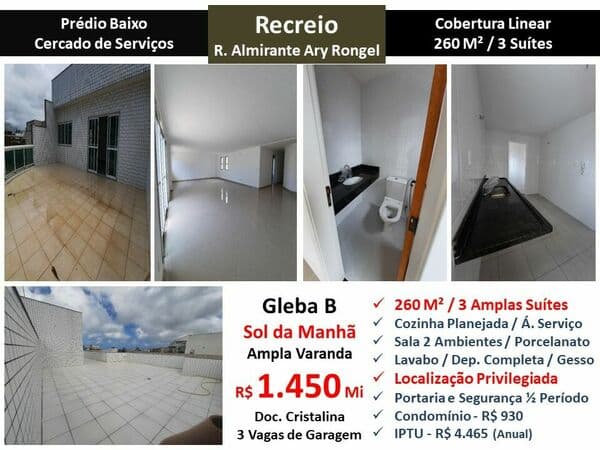 Cob Recreio Gleba B Ary Rongel 260M² Linear