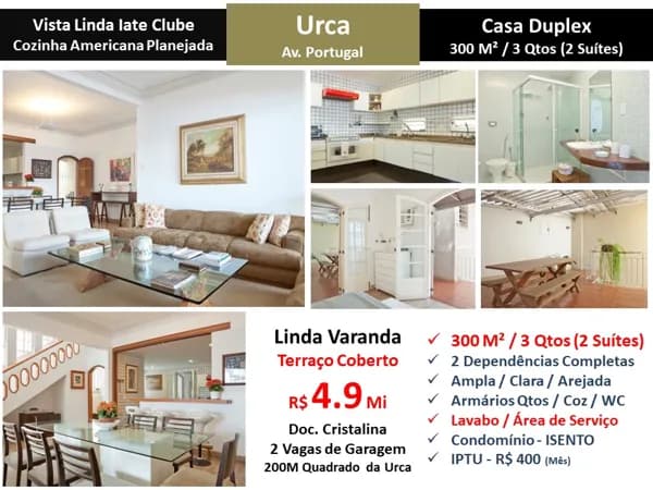 Casa Urca Portugal 300M²