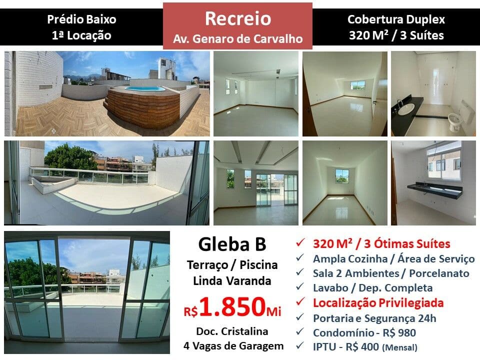 Cob Recreio Gleba B Genaro de Carvalho 320M²