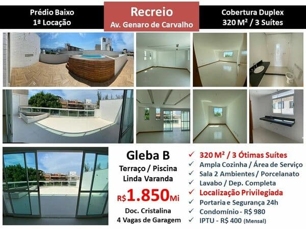 Cob Recreio Gleba B Genaro de Carvalho 320M²