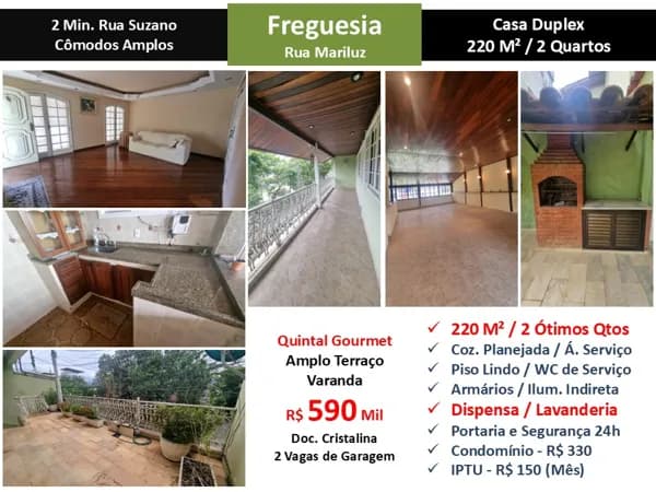 Casa JPA Freguesia Mariluz 220M²