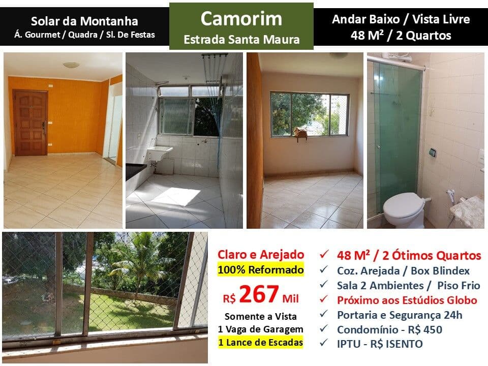 Apto Barra Olímpica Santa Maura Solar da Montanha 48M²