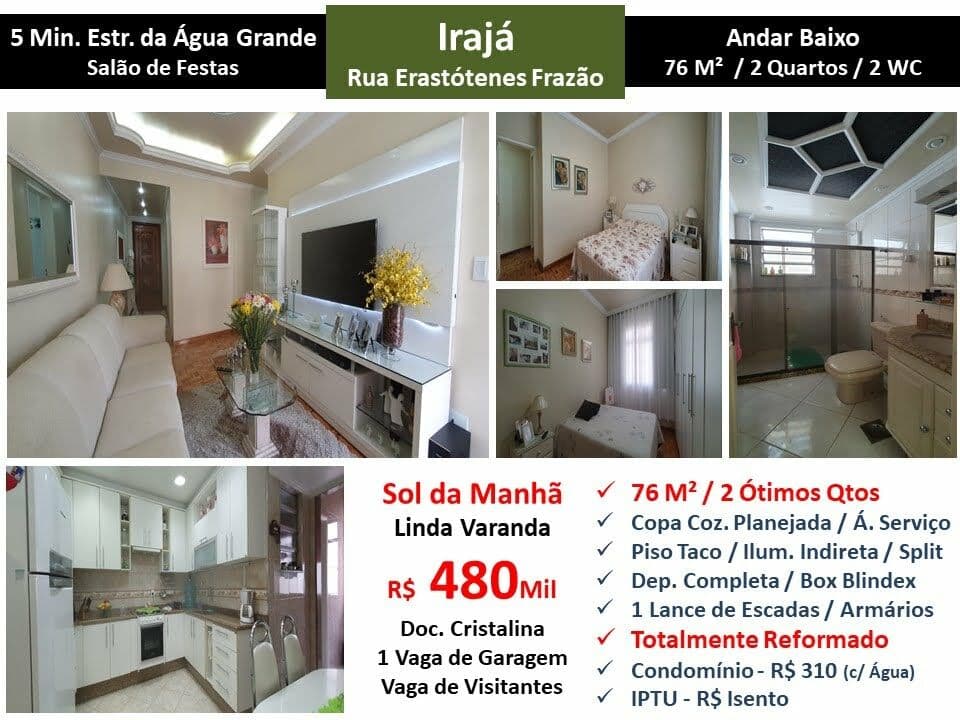 Apto Iraja Erastótenes Frazão 76M²