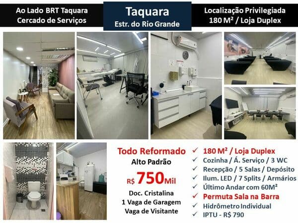 Loja JPA Taquara Rio Grande 180M²