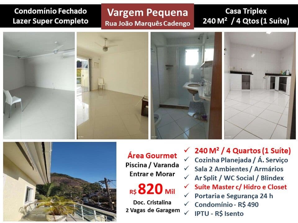 Casa Vargem Pequena João Marquês Cadengo 240M²