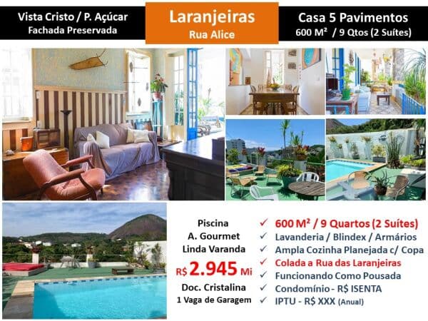 Casa Laranjeiras Alice 600M²