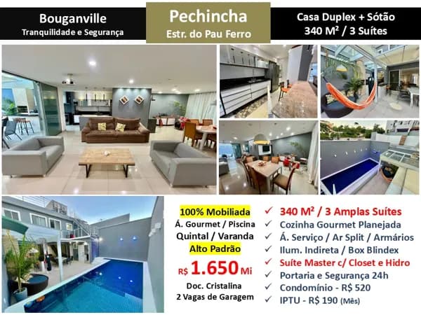 Casa JPA Pechincha Bouganville 340M²