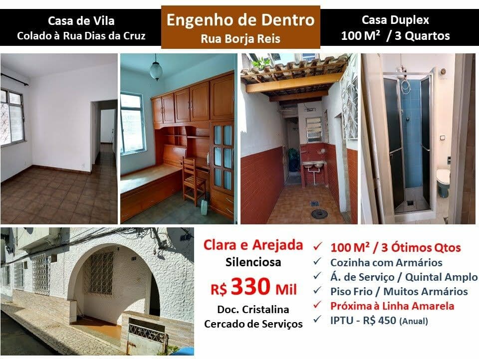 Casa Eng. de Dentro Borja Reis 100M²