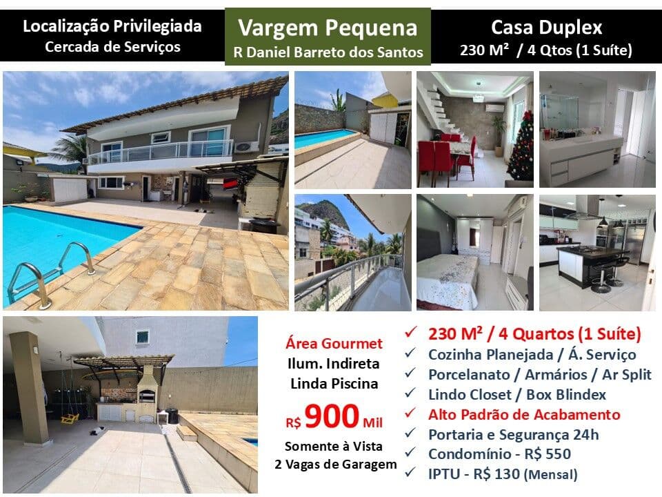 Casa Vargem Pequena Daniel Barreto 230M²