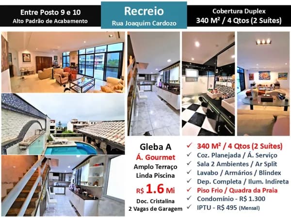 Cob Recreio Praia Joaquim Cardozo 340M²
