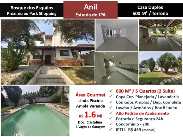Casa JPA Anil Bosque dos Esquilos 600M² 5
