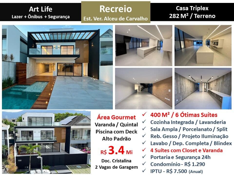 Casa Recreio Art Life 400M² 4