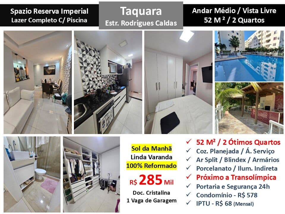 Apto JPA Taquara Spazio Reserva Imperial 52M² 4