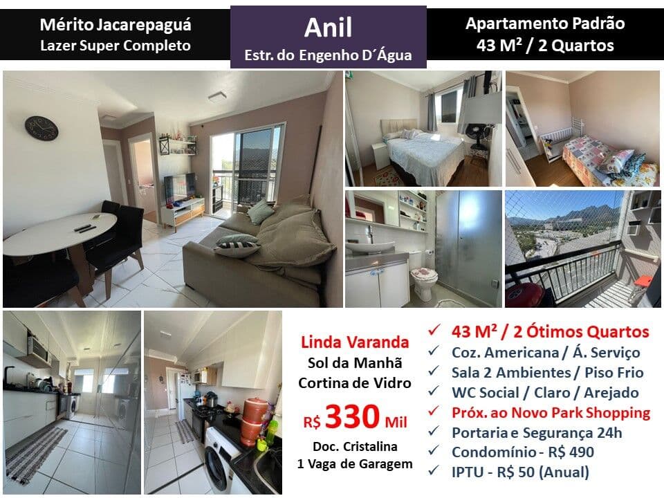 Apto JPA Anil Mérito 43M² 2
