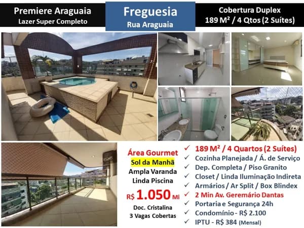 Cob JPA Freguesia Premiere Araguaia 189M²