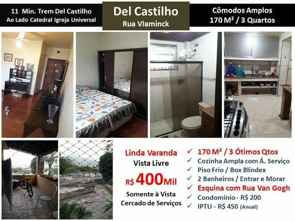 Apto Del Castilho Vlaminck 170M²