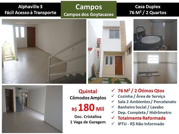 Casa Campos Alphaville 3 76M²