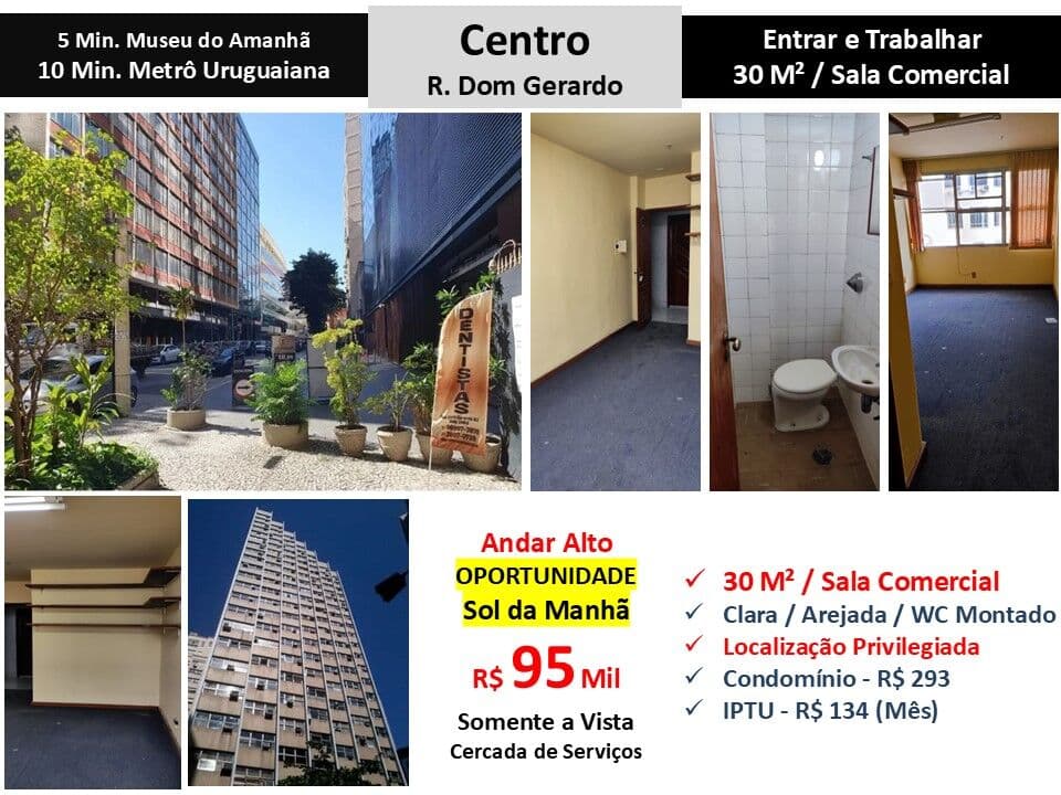 Sala Centro Dom Gerardo 30M²