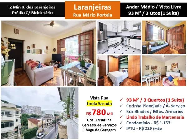 Apto Laranjeiras Mario Portela 93M²