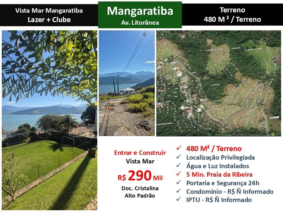Terreno Mangaratiba Vista Mar Mangaratiba 480M²