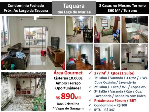 Casa JPA Taquara Lage de Muriaé 277M²
