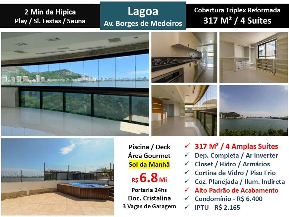 Cob Lagoa Borges de Medeiros 317M²