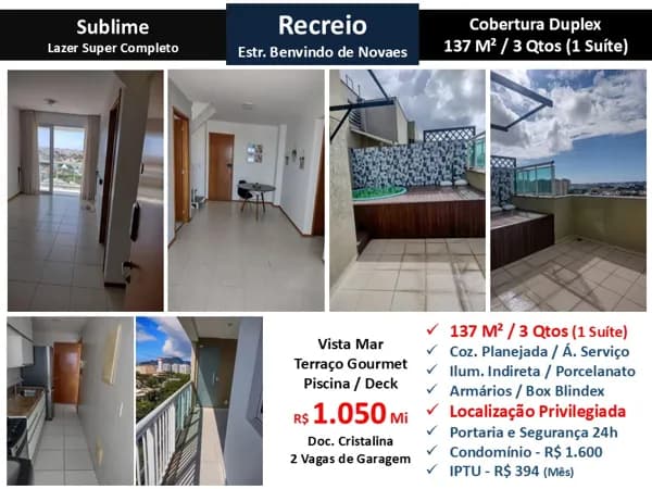 Cob Recreio Sublime 137M²