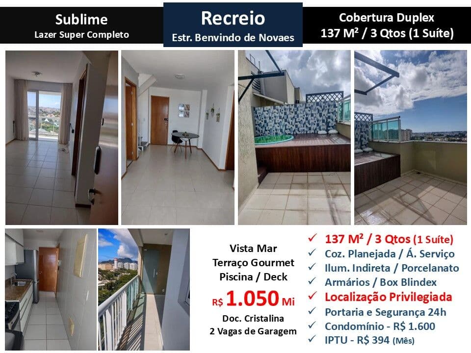 Cob Recreio Sublime 137M²