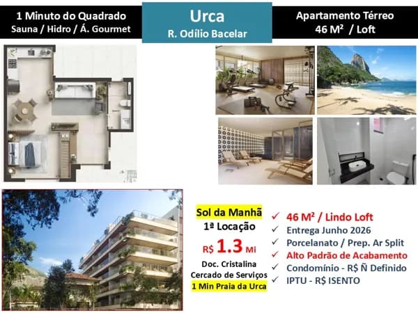 Apto Urca Odílio Bacelar 46M² Garden