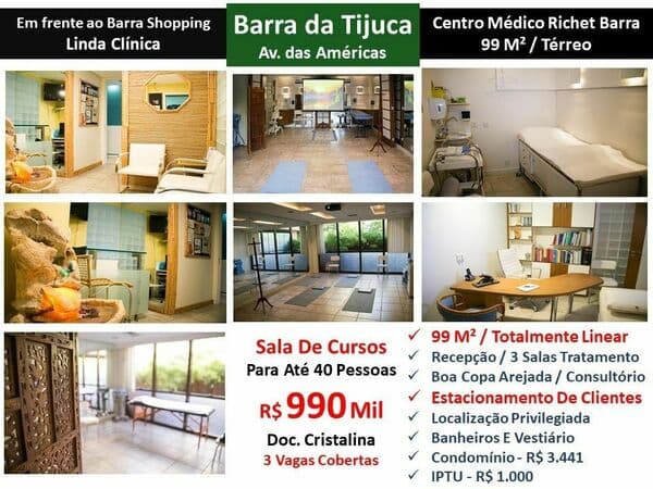 Sala Barra da Tijuca CM Richet 99M