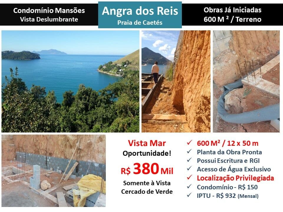Terreno Angra dos Reis Mansões 600M²