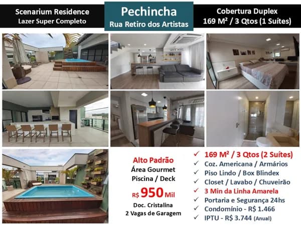 Cob JPA Pechincha Scenarium Residence 169M²