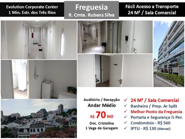 Sala JPA Freguesia Rubens Silva Evolution 24M²