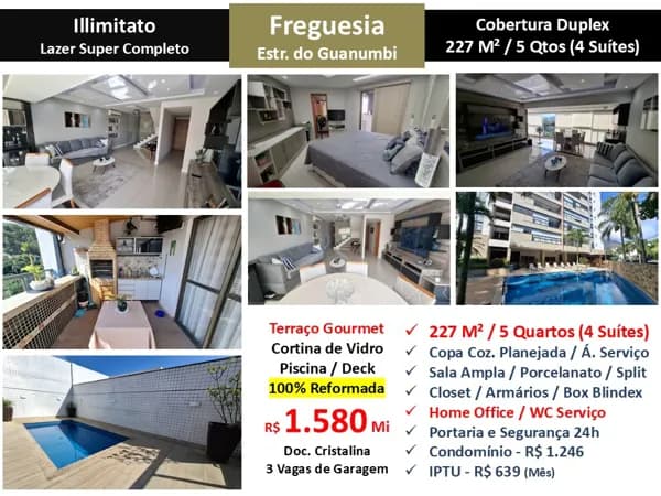 Cob JPA Freguesia Illimitato 227M²