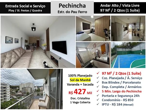 Apto JPA Pechincha Pau Ferro 97M²