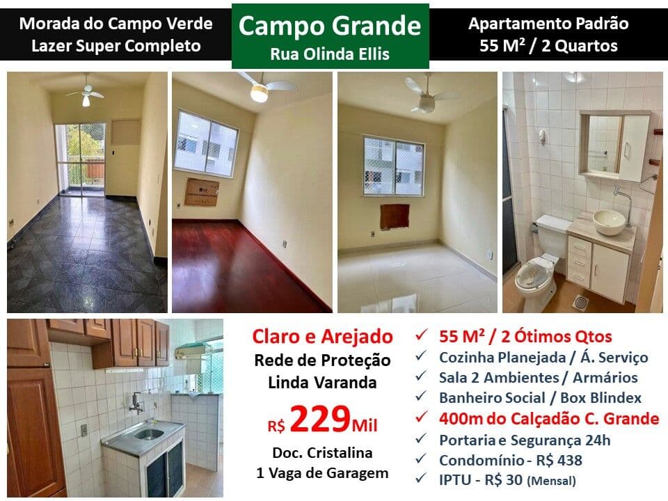 Casa Campo Grande Morada do Campo Verde 55M²
