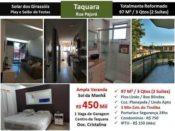 Apartamento em Rio de Janeiro - Taquara