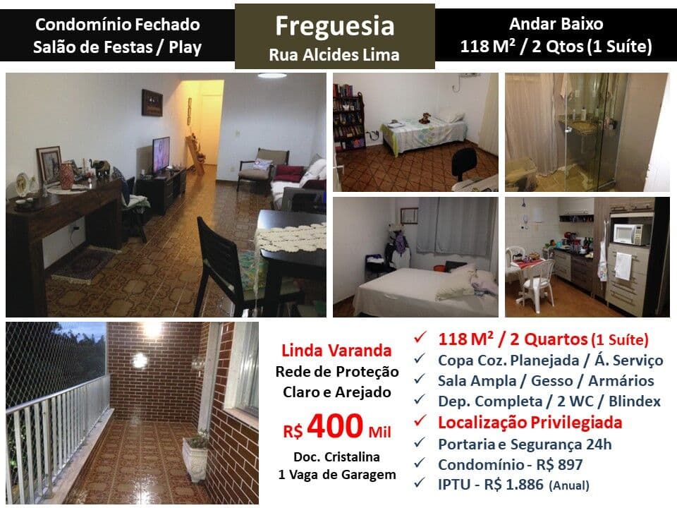 Apto JPA Freguesia Alcides Lima 118M² 2