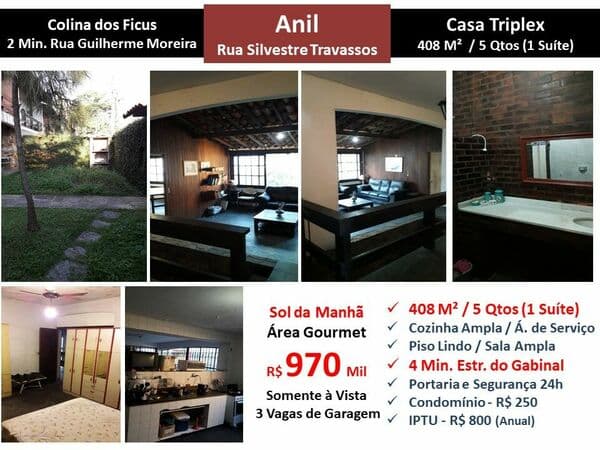 Casa JPA Anil Colina dos Ficus 408M²