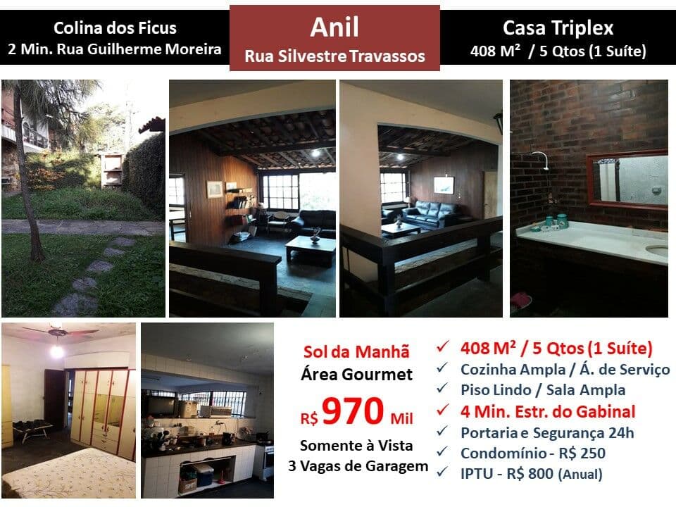 Casa JPA Anil Colina dos Ficus 408M²